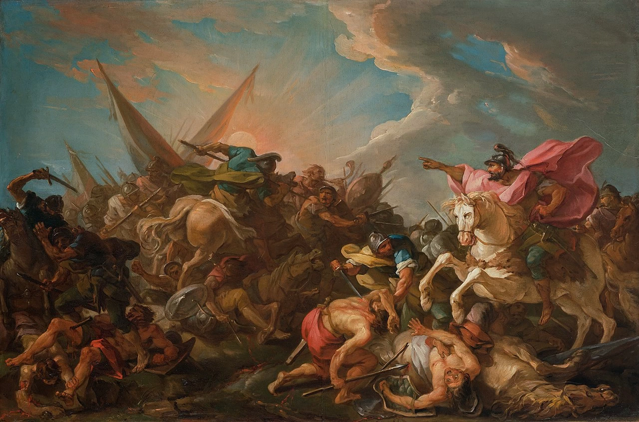 Joshuah ordina al sole di fermarsi. - Museo Fabre, Montpellier